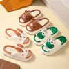 Slippers Four Seasons Migne Frog Home Linn Men and Women Couples Intérieur résistant à la maison Skid épais Bottand Spring Summer Summer