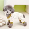 Vestuário para cães roupas de pêlos de pêlos de outono pm pijamas de filhote de cachorro fofo de gato de gato de gato chihuahua yorkshire fantasia