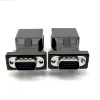 새로운 15PIN VGA 여성-RJ-45 암 커넥터 카드 VGA RGB HDB Extender to LAN CAT5 CAT6 RJ45 네트워크 이더넷 케이블 어댑터 RJ45 VGA 커넥터