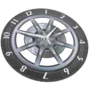Relógios de parede Garagem 3D Garagem Decoração retro Relógio de pneu em forma de relógio silencioso Gear de acrílico Mecânico automotivo mute