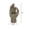 Candle Holders Neoclassical Holder Buddha's-hand Shaped Resin Candlestick Desktop Decor Decorative Hardware For Home Shops Y2y6