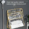 Aufbewahrungstaschen klarer Toilettenbeutel mit Reißverschlüssen transportieren wasserdichte transparente kosmetische Werkzeugkasten Handtasche Haushalt Zubehör