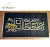 Milb Salt Lake Bienen Flagge 35ft 90 cm150 cm Polyester Banner -Dekoration Fliege Hausgarten Festliche Geschenke1564408