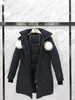 Damenjacken klassische Frauen Mode Luxusdesigner Marke Down Jacket Parkas Frau EPAULETTES Trend Winter Warm Baumwoll Outdoor -Schere Long 01 Damen Long
