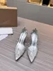 Chaussures pour femmes, talons hauts à la mode à la mode, talons minces carrés, cuir transparent, talons hauts pour femmes sans dos, chaussures de bateau 35-43