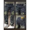 Jeans masculin haut de gamme American Vintage Do Old Wash Fashion Brand Ripped Pantal