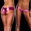 Vrouwen erotisch gladde ultradunne lage taille leer onderbroek voor seks porno sexy bodem ondergoed zachte latex mini hot pants sexi catsuit kostuums