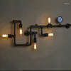 Wall Lamp Black Sconce Vintage Led Mount Light Long Sconces Bed Head Bunk Lights Industrial Plumbing