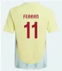 2024 Spain Pedri Soccer Jersey 24/25 Maillots De Foot Zubimendi Merino Morata Fabian Gavi M.asensio Camisa Canales Ansu Fati Rodrigo Kit Kit Uniformes de futebol uniformes