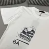 Tasarımcı Gömlek Tişörtleri Kadın Tshirt Gevşek Üstler Yeni Yaz Pamuk Nefes Alabilir Hızlı Kuru Üst Crew Boyun Ayakkabı Baskı Kısa Kollu Gömlek Sokak Moda Giysileri Kadın