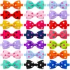 Vêtements pour chiens 10 / 20pcs accessoires pour animaux de compagnie collier nœud papillon