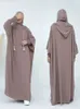 Ethnic Clothing Ramadan Niqab Khimar Muslim Abaya Dubai Turkey Islam Prayer Clothes African Dresses For Women Dress Kaftan Robe Femme Musulmane T240510