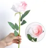 Decorative Flowers 2/5PCs Rose Artificial Bouquet 50cm Fake For Indoor Vase Home Decor Garden Wedding Marriage Decoration Outdoor