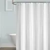Douchegordijnen haken vaste badkwaliteit plastic waterdicht voor badkamer eenvoudig comfortabel 12 stks hoog met kleurgordijn wit