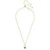Collana di gioielli designer Collane a ciondolo Versione abbinata alla collana di fagioli acacia Elemento femmina Crystal Red Bearbone Catena