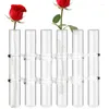 Vasos vaso de flores articulado Libbey Vidro transparente de tabela transparente Planta de teste de tubo de teste Planta hidropônica para sala