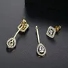 Earrings designer Earrings Luxury jewelry Solid Colour Letter Design Earrings diamond soiree Versatile Style fashion jewelry Christmas gift very nice