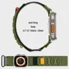 Nylon Wowen Solidne haczykowe zegarek Smart Paski do Apple Watch 38 mm 40 mm 49 mm 42mm 44 mm 45 mm 3 4 5 SE 6 7 9 seria IWatch Ultra Band Designer Bransoleta Bransoletka