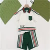 Ny designer Polo Shirt Children's Set Summer Cotton Luxury Brand Boys and Girls Sportwear High-End Baby Short Sleeve Sportswear Size 2T-12T B1