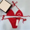 Womens Swimwear Summer Worming Supither Letter Bikini Bikini اثنين