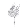 SCACCHE SKEDS SCHETTISIME BALLET DACER Crystal Pins for Women Girls Elegant Party Wedding Dress Wedding Dispone
