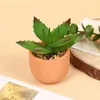 Decorative Flowers 1pc Mini Fake Succulent Bonsai Home Decor With Pots Desktop Ornaments Artificial Plant Garden Christmas