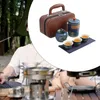 Teaware -sets Travel Tea Set theekopjes Bus Porselein Portable Pot met