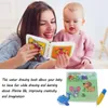 Color Changing Water Coloring Book Reusable Early Education Bathtime Water Drawing Books Fot Toddler Shower Bathtub Toys 240510