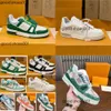 Bottoms Red Plate-Forme Men Women Out Off Office Shoes Denim Green Letter Overlays Fashion Sneakers Original Edition wo Fice