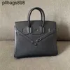 Handbag Women Brknns Swift Leather Handswen 7a Made Handmade Blackwith Logo