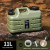 Bouteilles d'eau 11L Bac extérieur de grande capacité Contant de camping de camping porte-voiture portable avec robinet détachable pour pique-nique