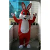 Red Bunny Rabbit Mascot Fantas