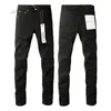 Jeans de marque violette American High Street Black Pleed Basicl2jp Byzy