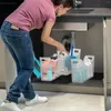 Förvaringspåsar Transparent kylskåp frysarrangörer för kök multifunktionellt bin Clear Food Organizer skåp