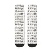 Chaussettes masculines rideaux de douche seins hétérose mâle femmes bassages automnaux en polyester harajuku