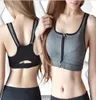 Antishock Highstreated Sport Bra No Steel Ring Zipper ondergoed Running Fitness Vest Yoga1239310