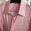 Designer -Shirt Frauen Brandkleidung für Frauen Sommertops Mode Polka Dot Drucklogo Langarmed Ladies Jacke 09. Mai 09. Mai 09. Mai