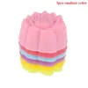 Formy do pieczenia 5pcs 3/5 cm Lotus silikonowy forma Bufcake Cake Muffin Nonstick i ciepło MORMOWANE