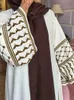 エスニック服ドバイホワイトブラックバタフライ刺繍リネンアバヤ2024豪華な着物イスラム教徒のカフタンムーデストドレスイスラム教KA T240510