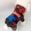 Köpek Kıyısı Kış Küçük Giysiler Köpek Down Palto Parkas Moda Kamuflaj Baskılı Pet Kayak Takım Pamuk Ceket Kıyafetleri