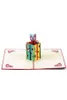 Gift Box Star 3D pop -up biglietti d'auguri fatti a mano Birthday Thank You Card per bambini Festive Party Supplies7013134