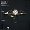 Orologi da parete orologio in stile cinese paesaggio soggiorno casa arte decorazione della moda luce lusso