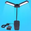 Lampes de table LED Musique Stand Light Light Pliage Piano Lamp Clip réglable sur le livre rechargeable pour la grande lecture