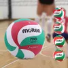 Molten V5M5000 Volleyball Professional Standard Taille 5 PU Soft Beach Ball pour l'adulte et l'adolescent Concours de compétition 240510