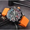 Fashion Fulal Brand Watchs Watches Мужчина мужской стиль многофункционал с силиконовой лентой кварцевой часы Br 29 23097 3 7231 1 658136 4 9 1873334940