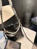 7a Fashion Luxury Design Dames klassieke Drawtring Garbage Bag Medieval Chain to Do Old Gilt Vintage All Single Shoulder Crossbody Bag