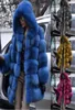 Inverno spessa pelliccia faux calda da donna a maniche lunghe più taglia con cappuccio di lusso bonsury pelino peloso cappotto da donna 57788548