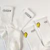 Chaussettes masculines Spring coréen Nouvelles chaussettes Goodboy pour hommes et femmes à mi-longueur blanches amour Sports chaussettes Instagram même style