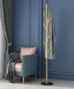 Hängande rack golv stående europeisk stil guldkonst träd kappa hatt rack plaggshylla för vardagsrum sovrum2696471