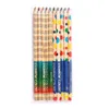 Pencils 10 pieces/batch DIY cute professional colored pencils colored pencils wooden rainbow colored pencils for painting sets colored children d240510
